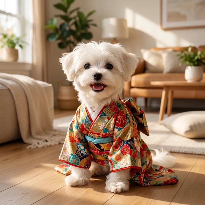 maltese Kimono Result