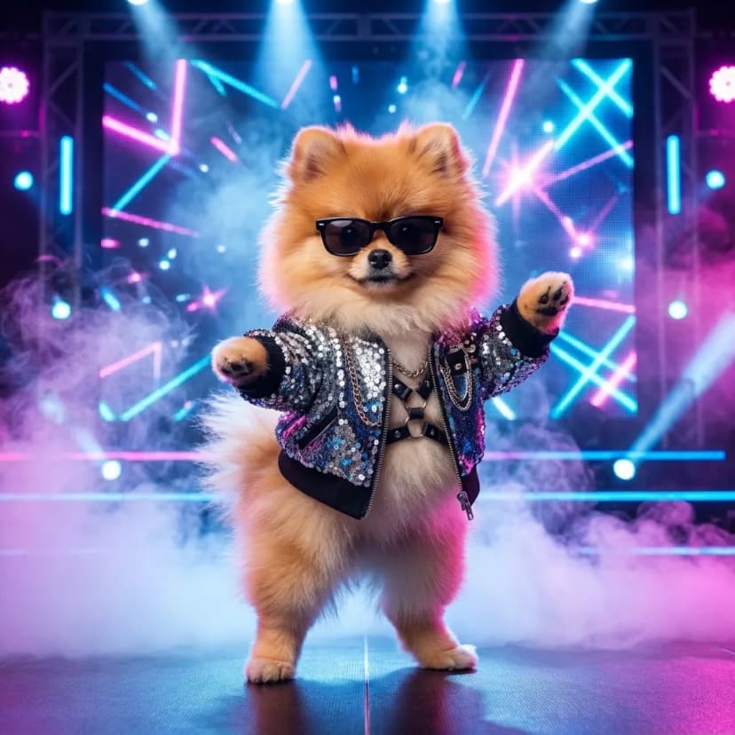 pomeranian Pop Star Result