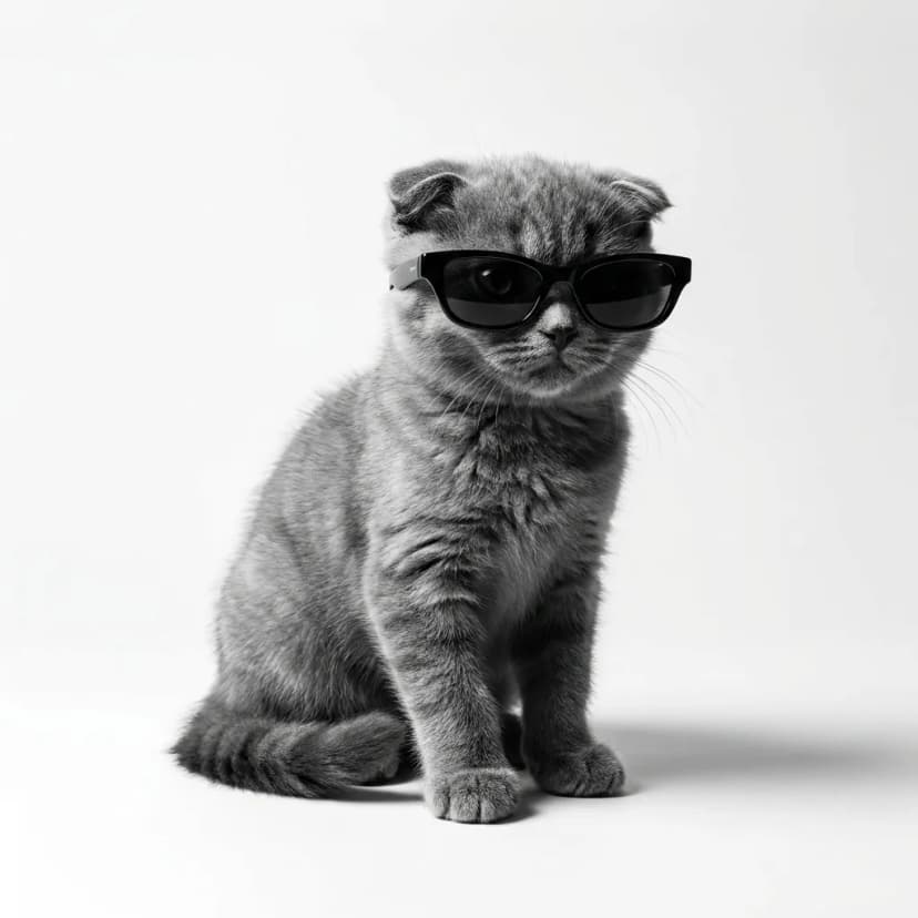 british-shorthair Sunglasses B&W Result