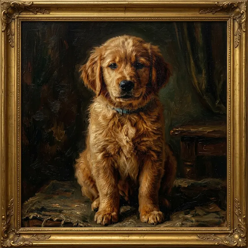 Oil Painting Pet Portrait
