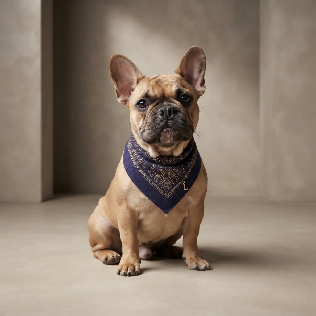 French Bulldog studio profile portrait