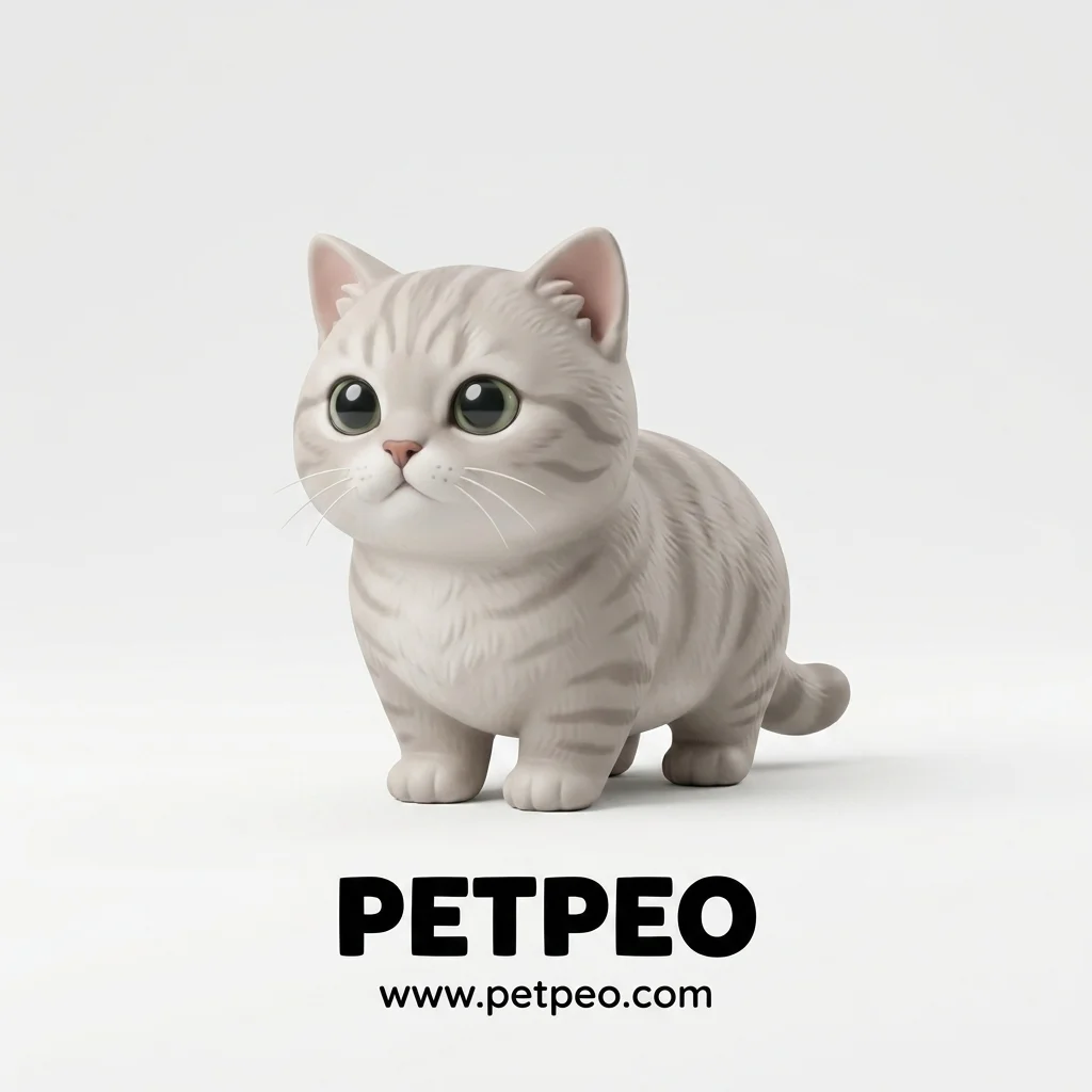 Munchkin cat 3D figure character