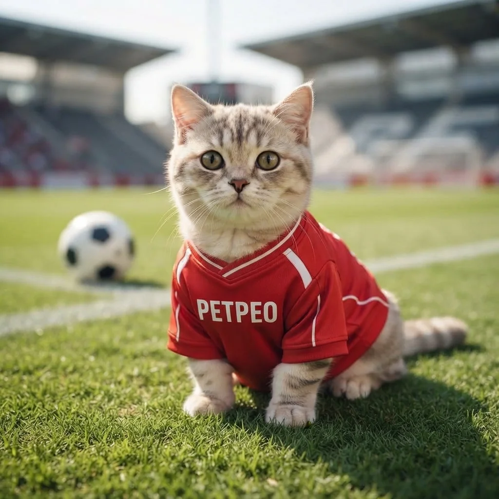 Munchkin cat football uniform costume