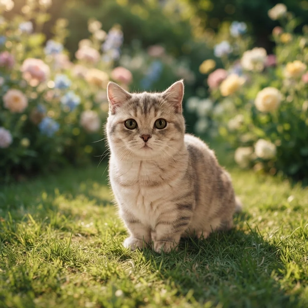Munchkin cat original photo