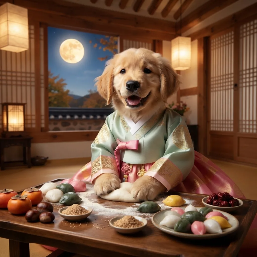 Golden Retriever — Songpyeon Making