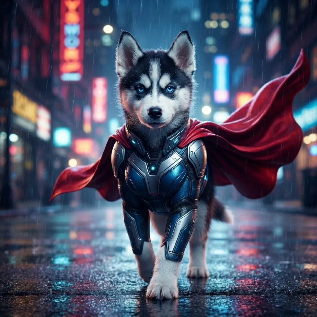 Husky — Superhero