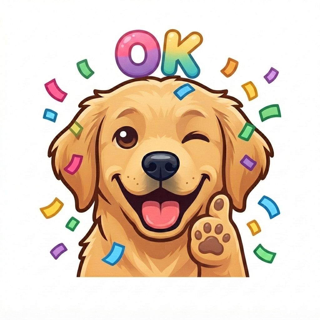 OK — thumbs up