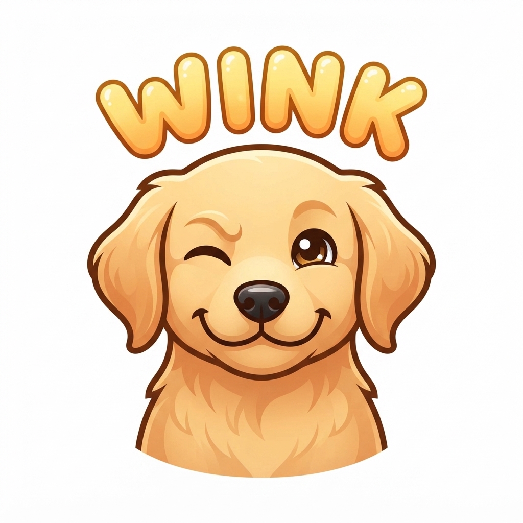 WINK — playful wink