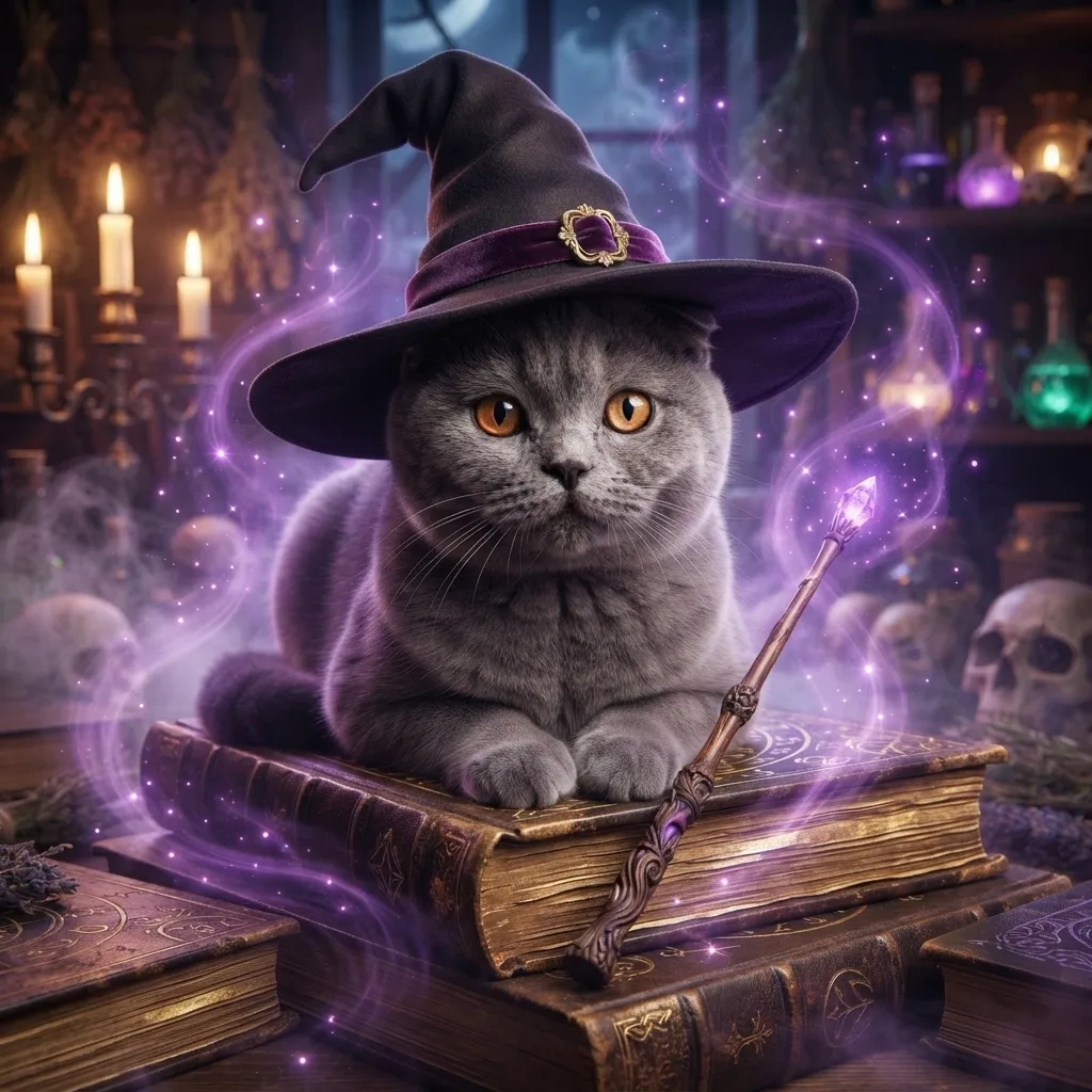 Scottish Fold Witch